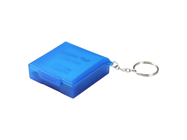 LLAVERO CONTENEDOR CON 10 PADS AZUL PC-006A ( PC-006 / PC006 /  )