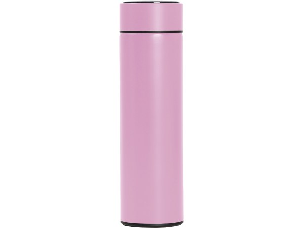 TERMO CON TERMÓMETRO ROSA CLARO TH-143RS ( TH-143 / TH143 / TERMOS )
