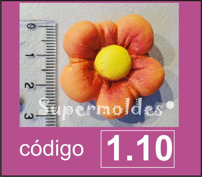 Flor country 5 petalos  3.3mm diam