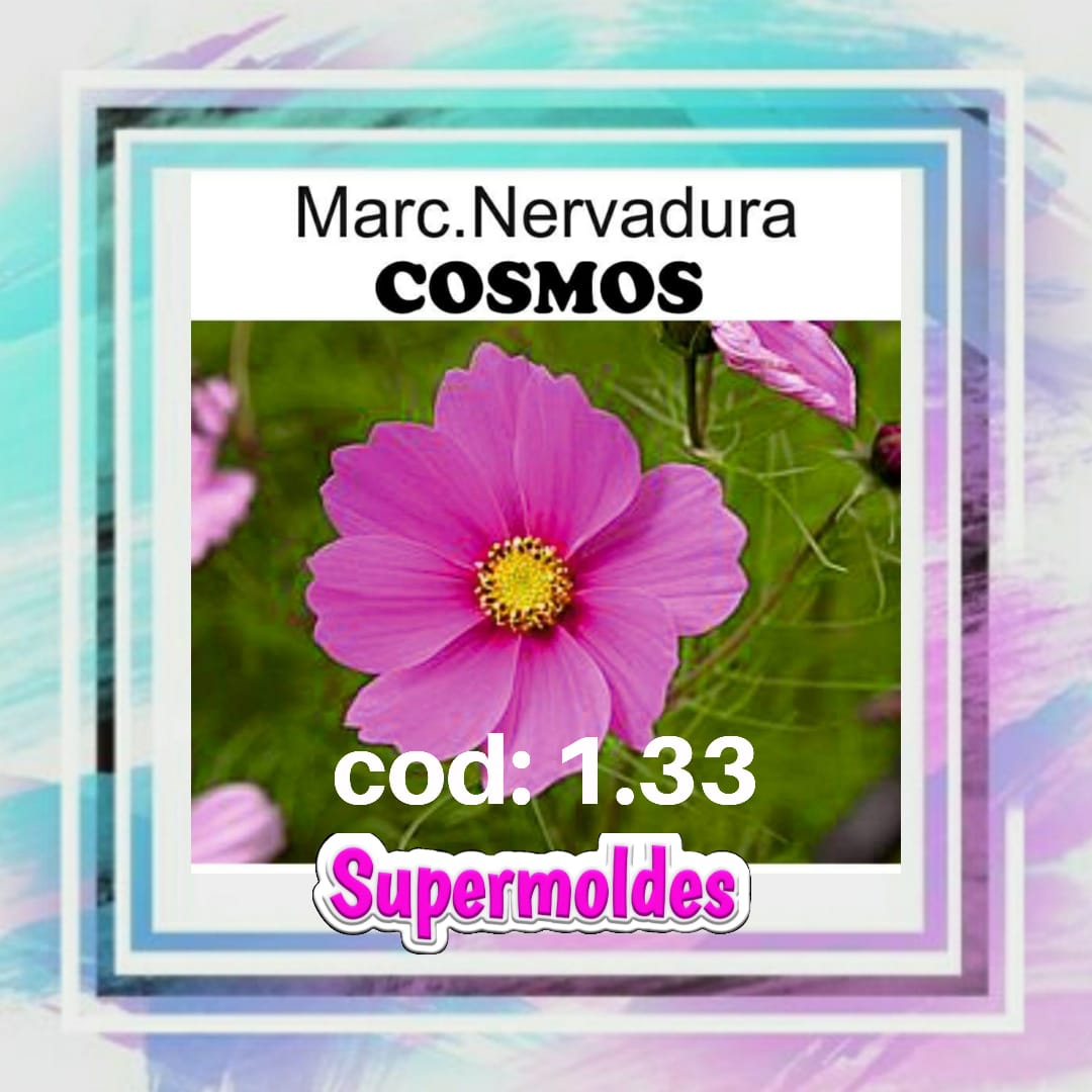 Marcador de Nervadura flor del Cosmos (doble molde)