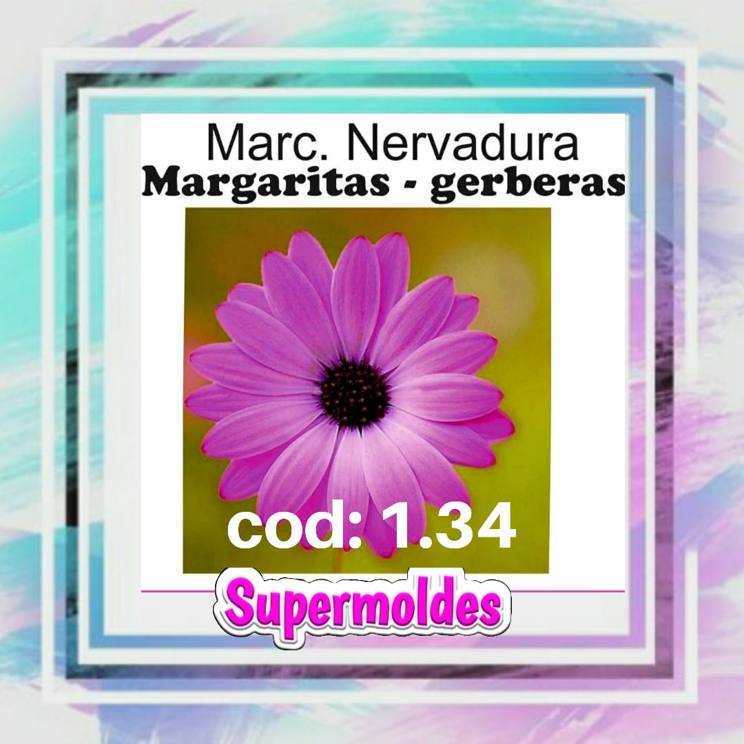 Marcador de Nervadura Margarita/gerbera Molde doble