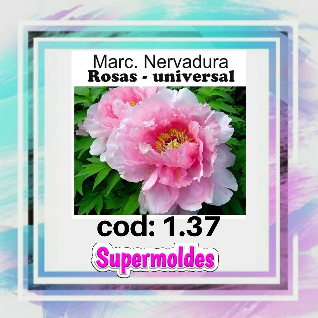 Marcador de Nervadura Rosa molde unico