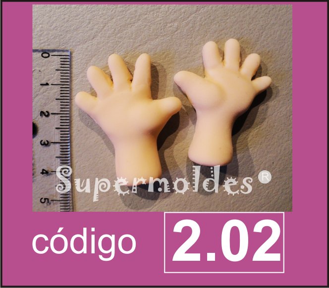 Mano 5 dedos medianas