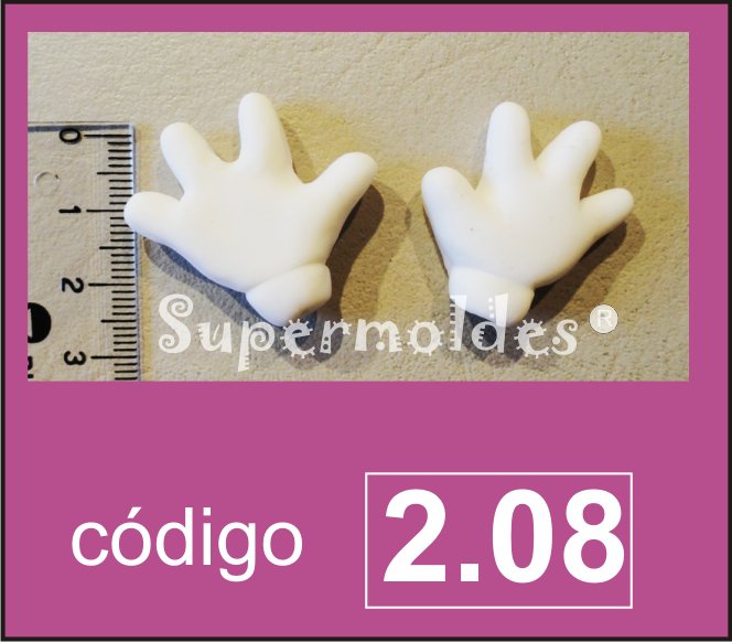 Mano (1u) de 4 dedos