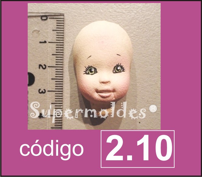 Rostro niña 3,5cm altto