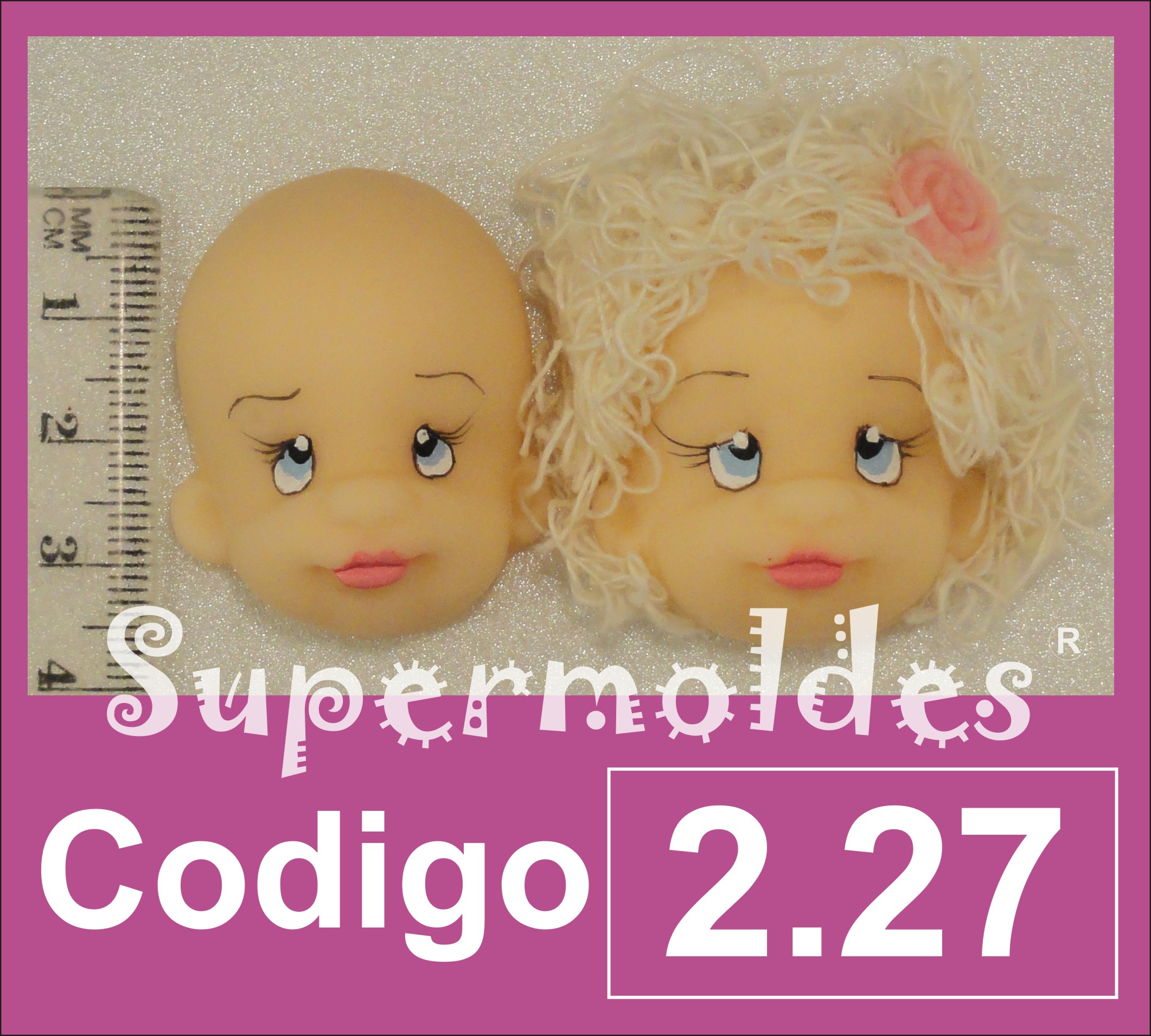 Cara nena/nene 3,5 cm alto