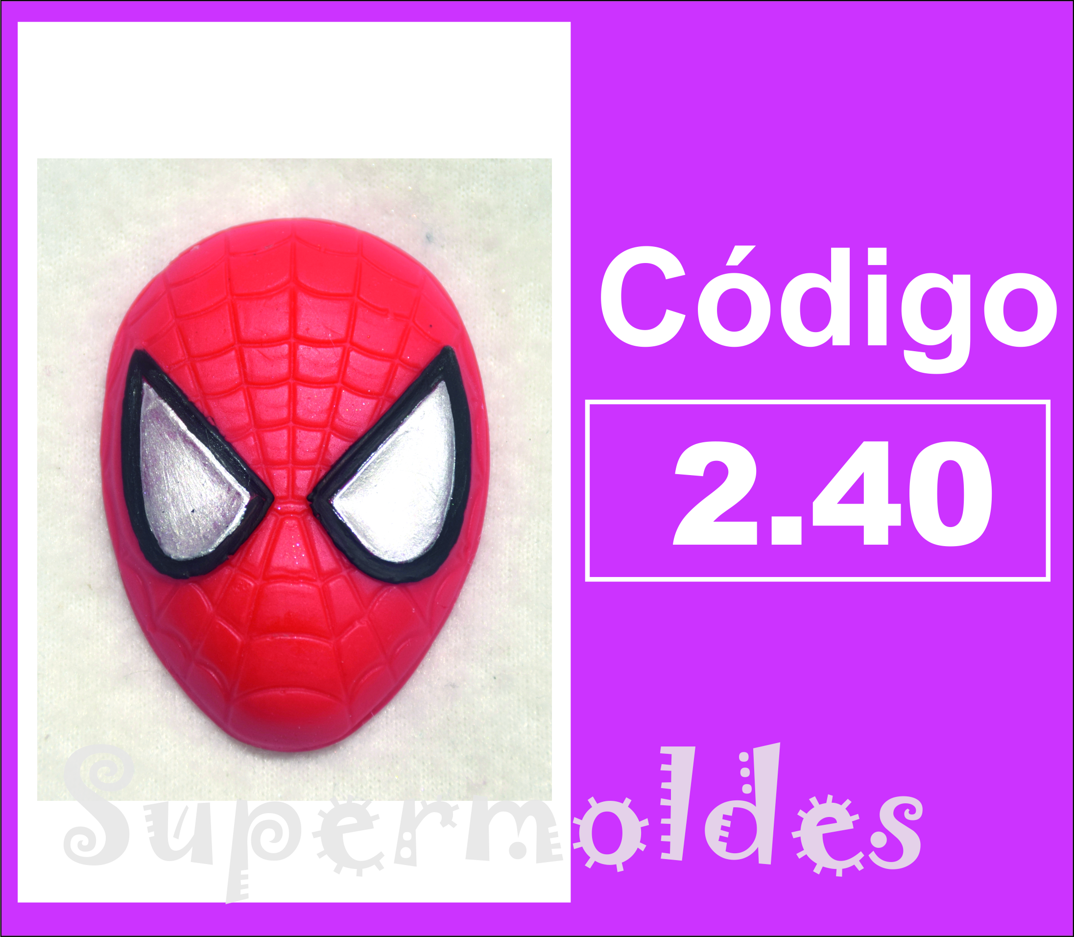 Cara Hombre Araña Gde 5cm alto