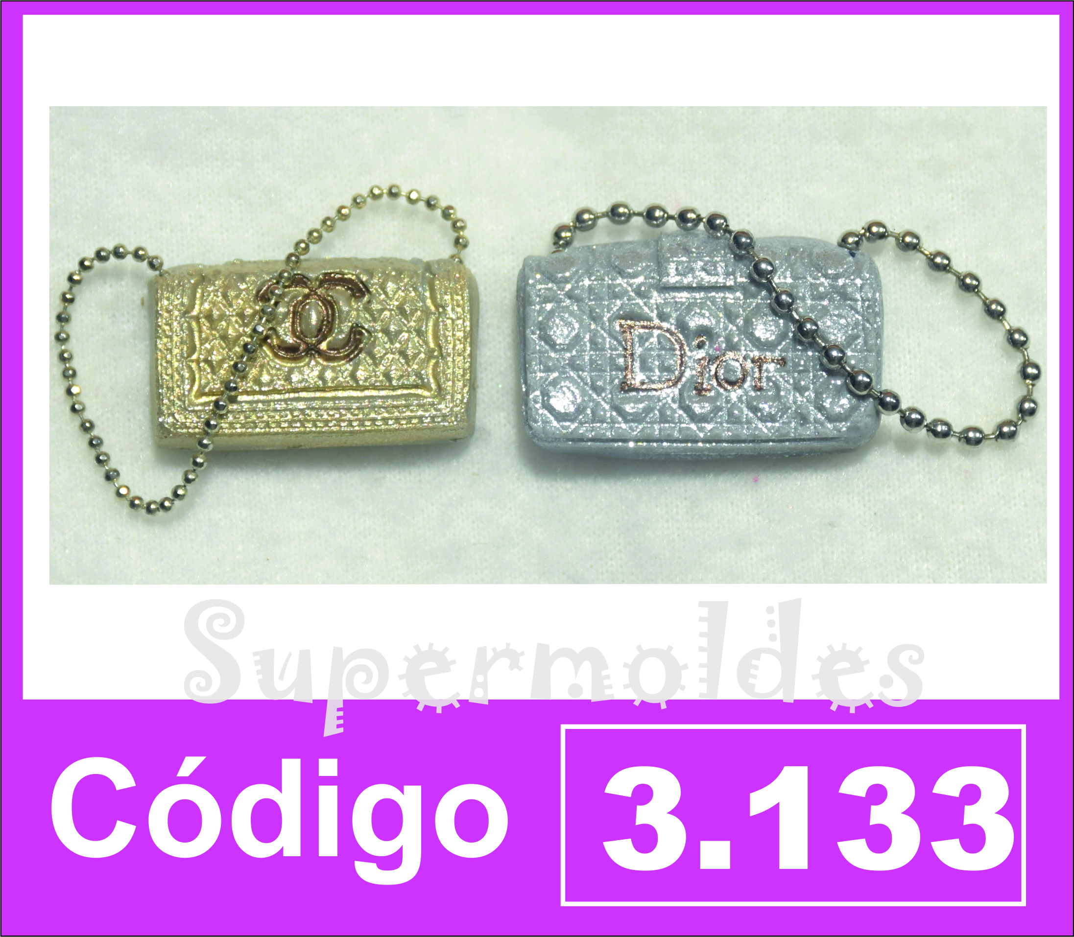 Cartera chicas 2u marcas famosas Dior / C.C.