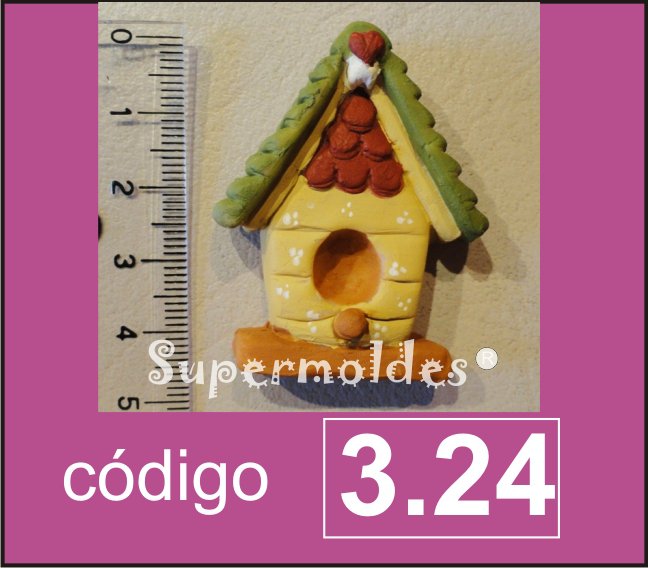 Casita de pajarito 5cm alto