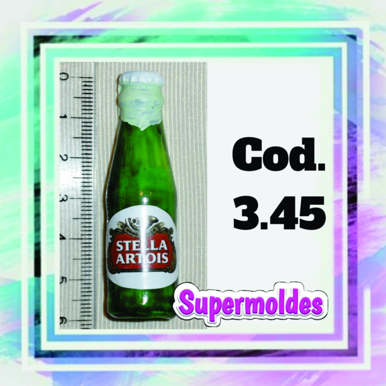 Botella agua 6cm