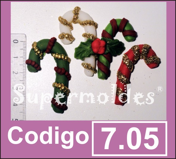 Chupetines x 2 tipo paraguita 4,5cm alto