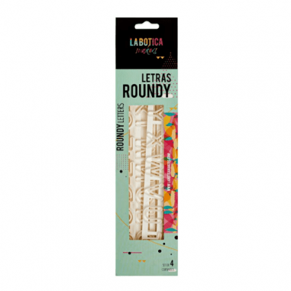 Letras y numeros Roundy (reglas plasticas) 2.5cm La botica del Pastelero