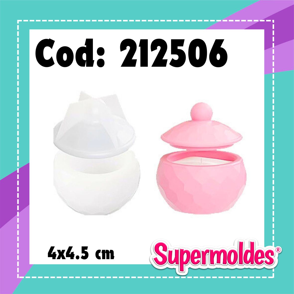 Mini caramelera labrada 4x4,5 cm (chino)
