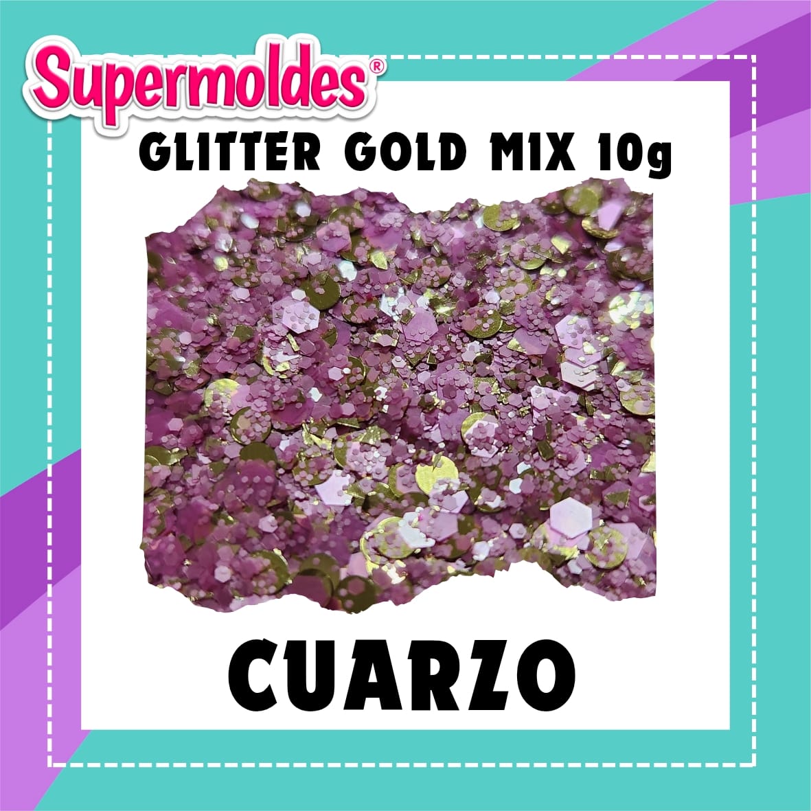 CUARZO Linea gold bicolor mix particulas 10g
