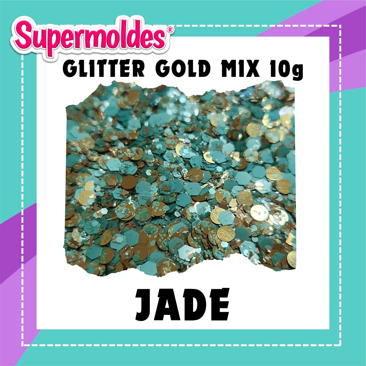 JADE Linea gold bicolor mix particulas 10g