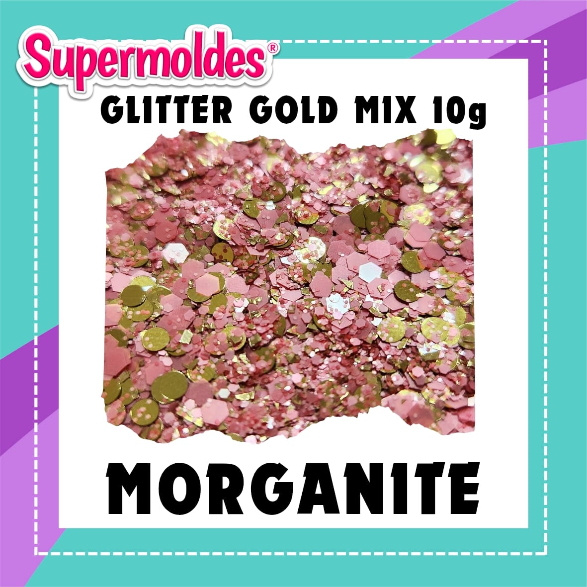 MORGANITE Linea gold bicolor mix particulas 10g