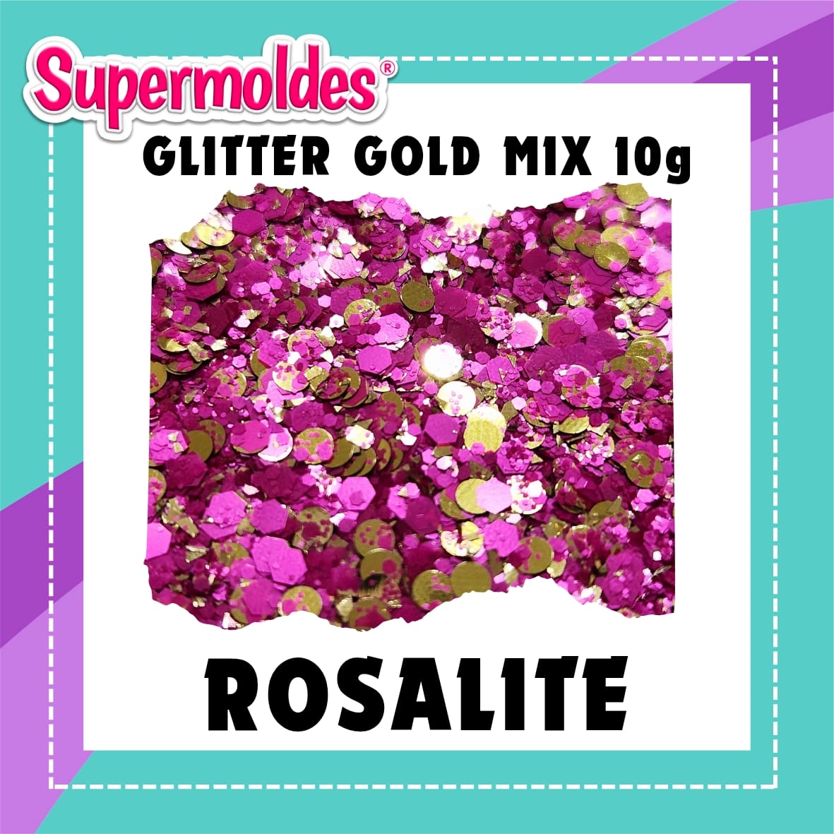ROSALITE Linea gold bicolor mix particulas 10g