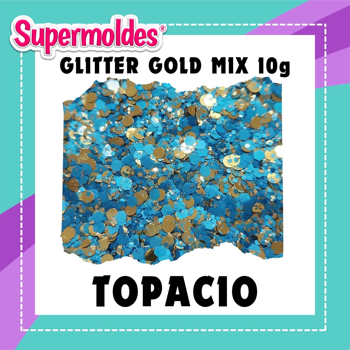TOPACIO Linea gold bicolor mix particulas 10g