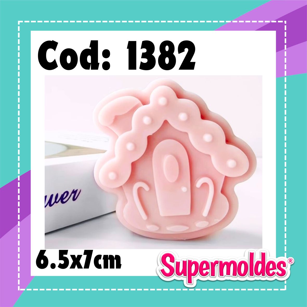 Casita de golosinas plana 6,5x7cm (chino)