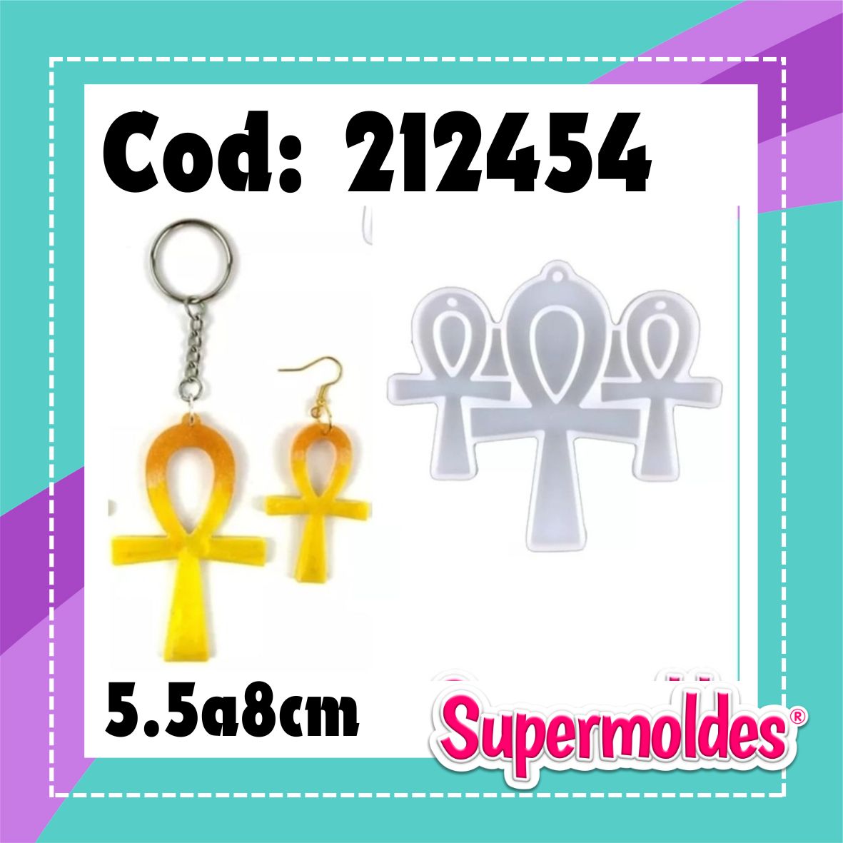 Cruces con lazo 3u 5,5 a 8 cm (chino)