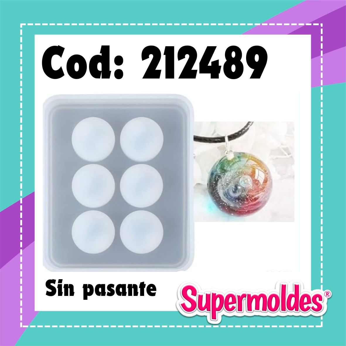 Esferas para cielitos 6u ( sin pasante) (chino)