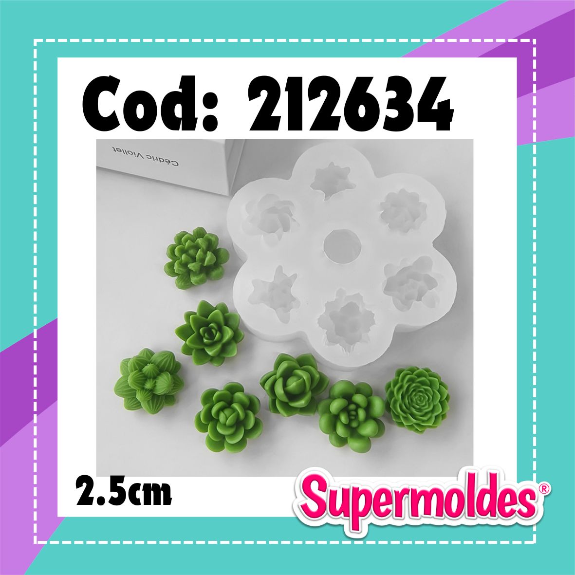 Suculentas 7u 2,5cm promedio (chino)