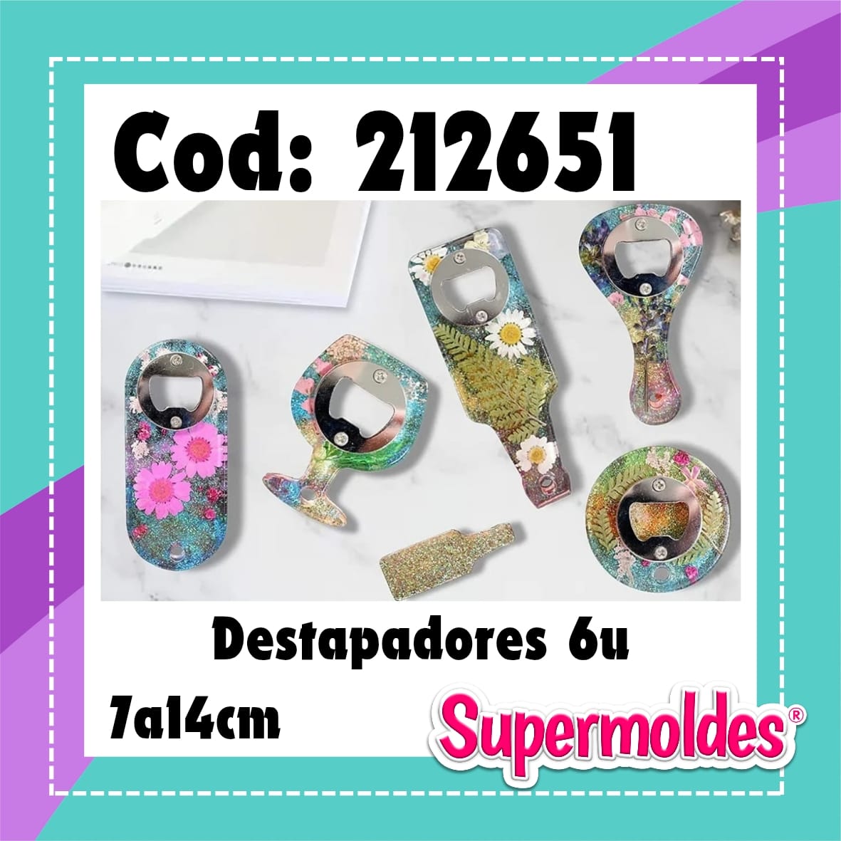 Destapadores 6u 7 a 14cm alto (chino)