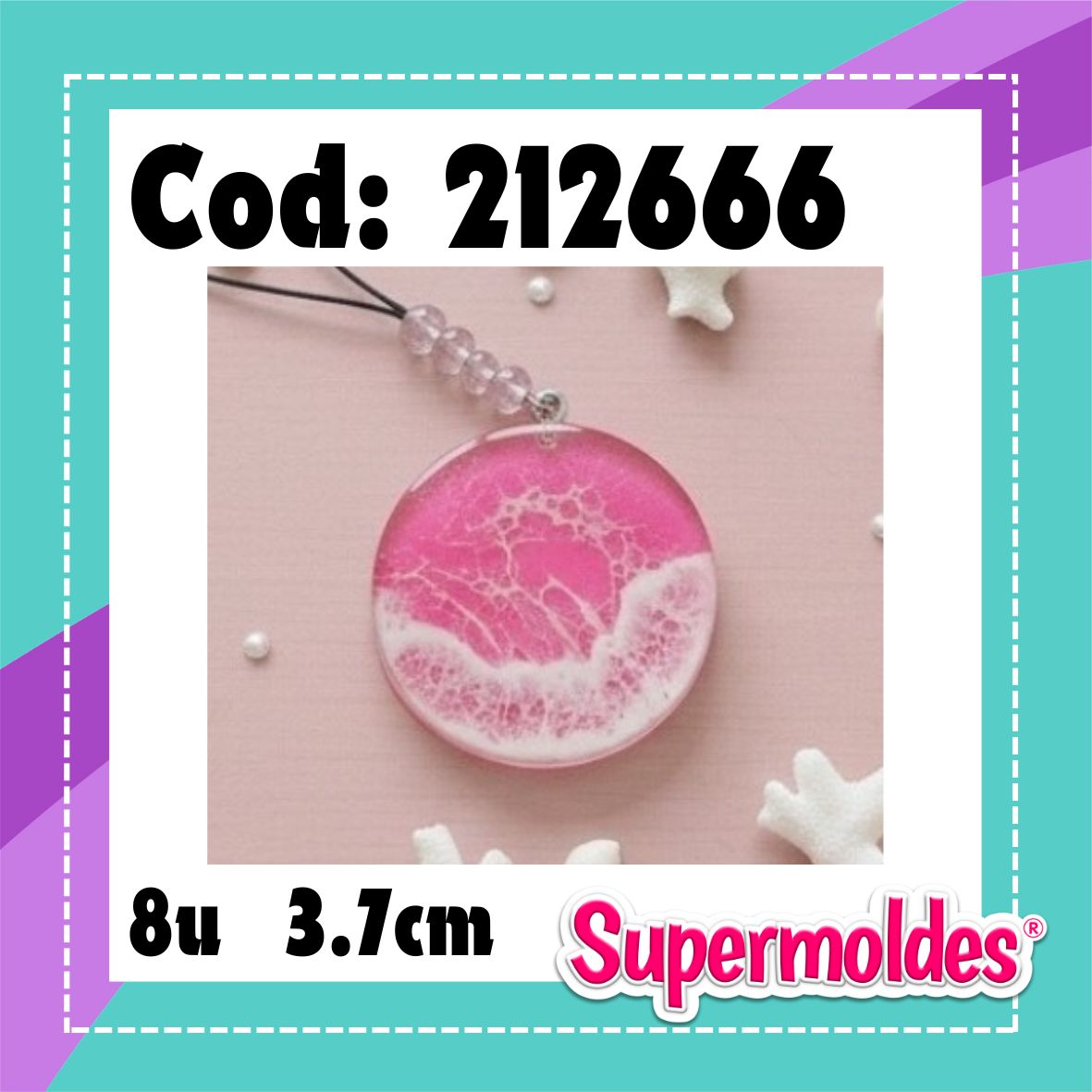 Circulos 8u 3,7cm diam 7mm espesor (chino)