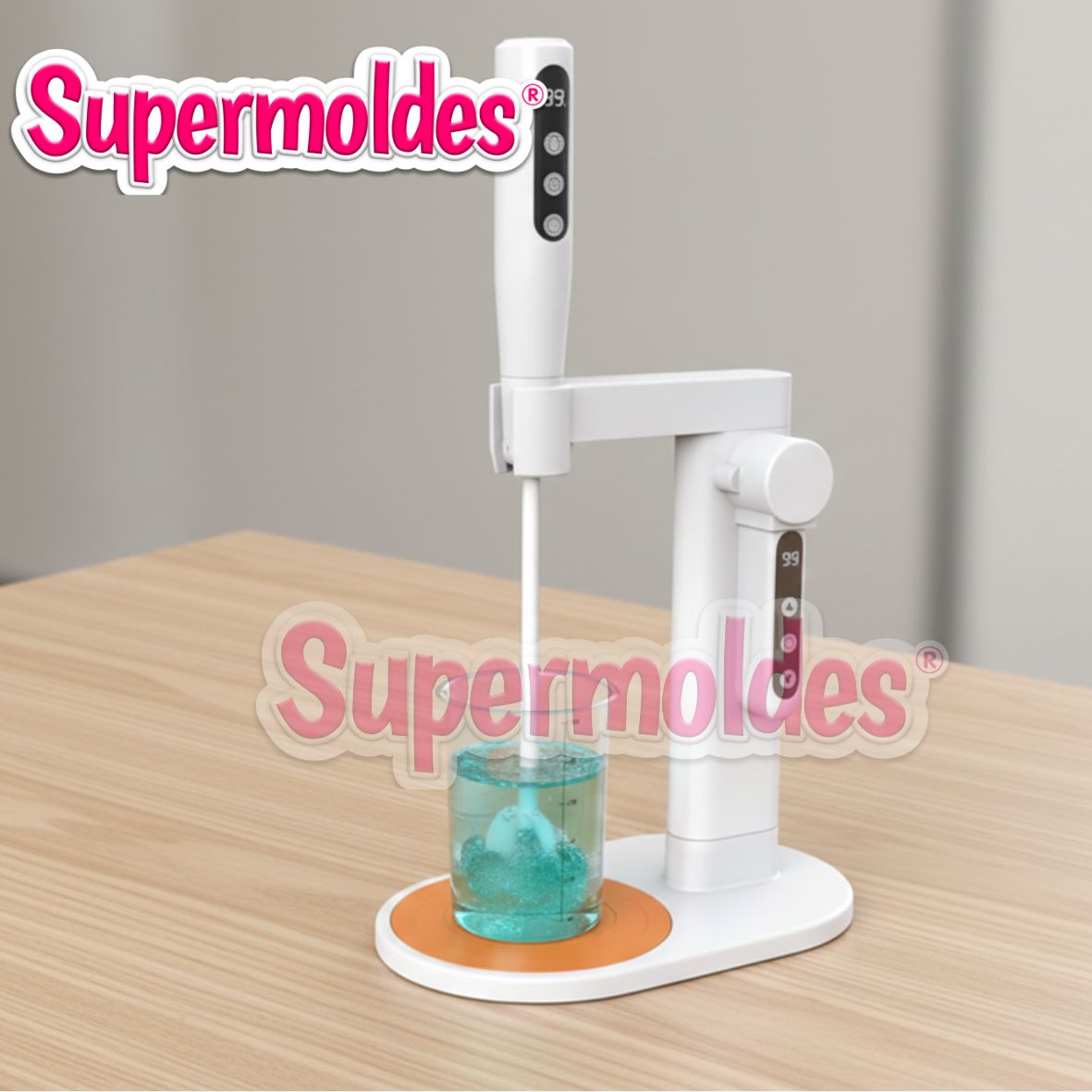 Maquina revolvedora mezcladora de resina etc., inalambrica vs velocidades, accesorios y cable