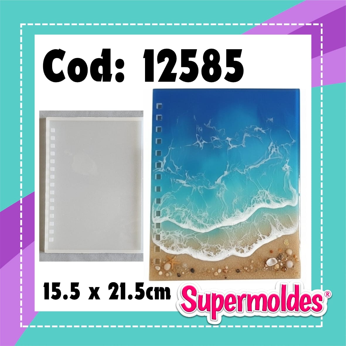 Tapa Agenda A5 para anillo 15,5 x 21,5 cm 3mm espesor