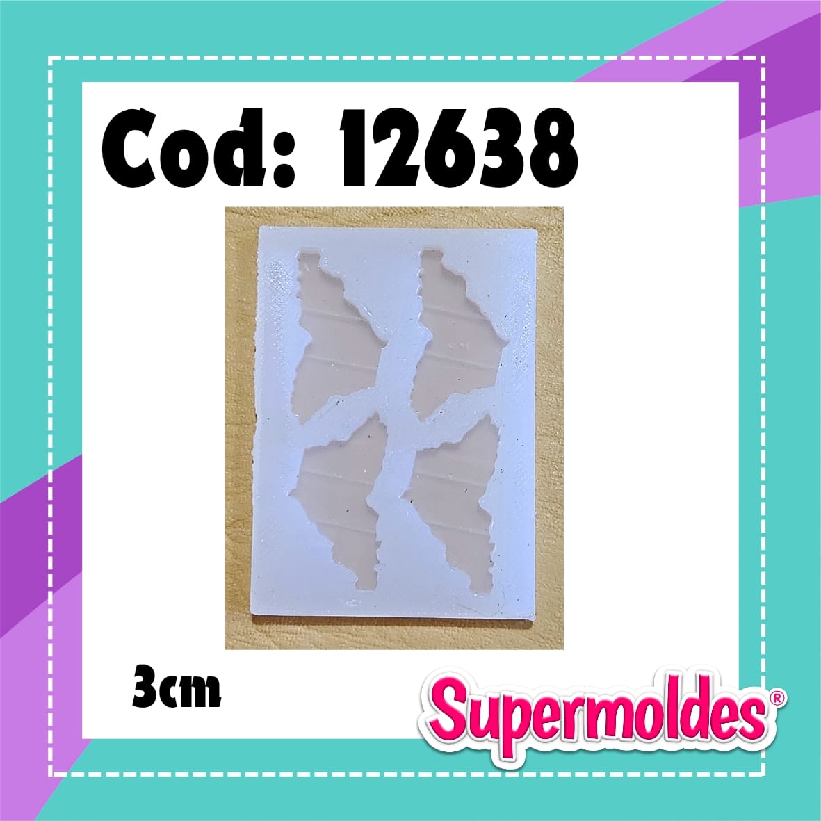 NEUQUEN escarapelas 4u 3cm alto 3mm esp