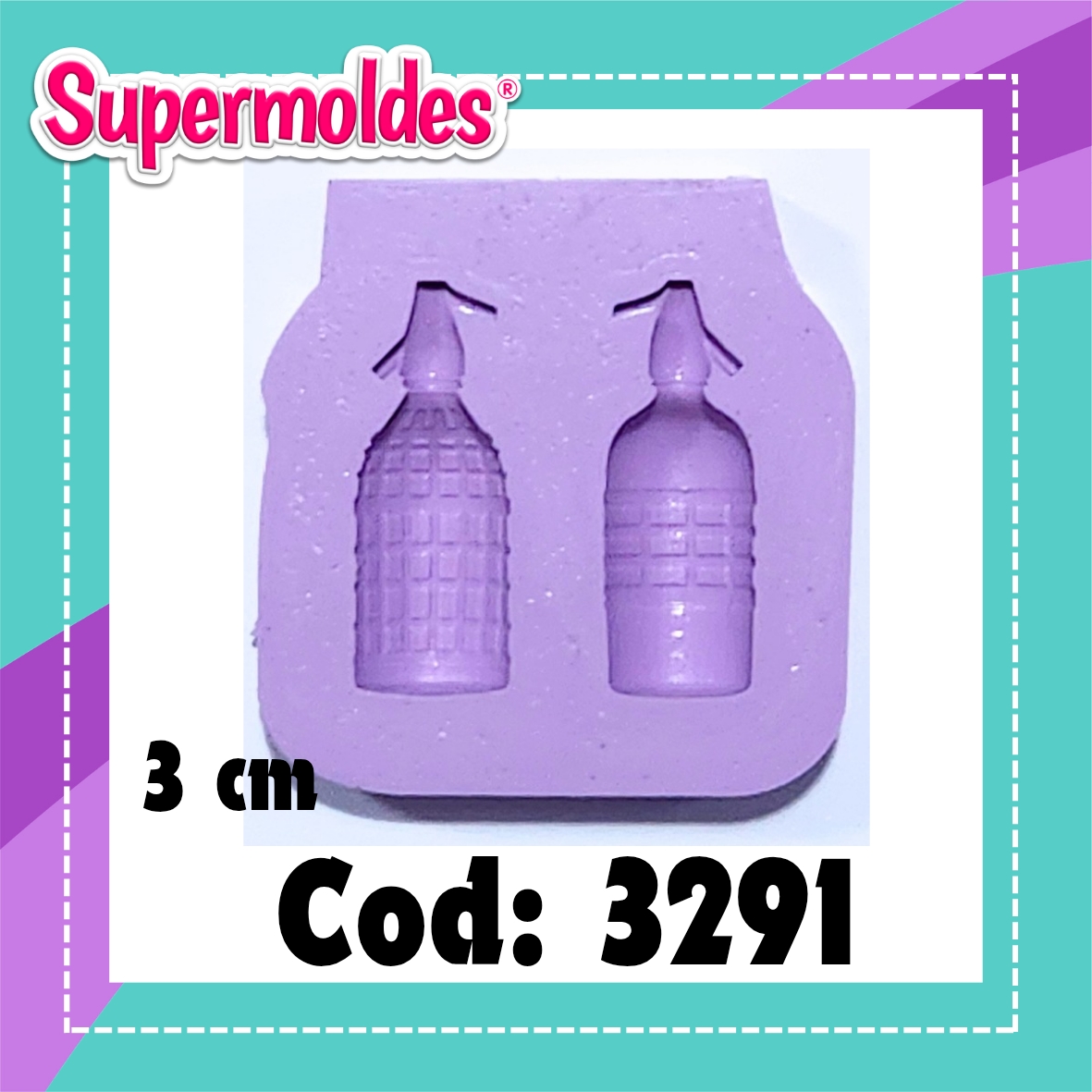 Sifones mini 2u distintos 3cm alto
