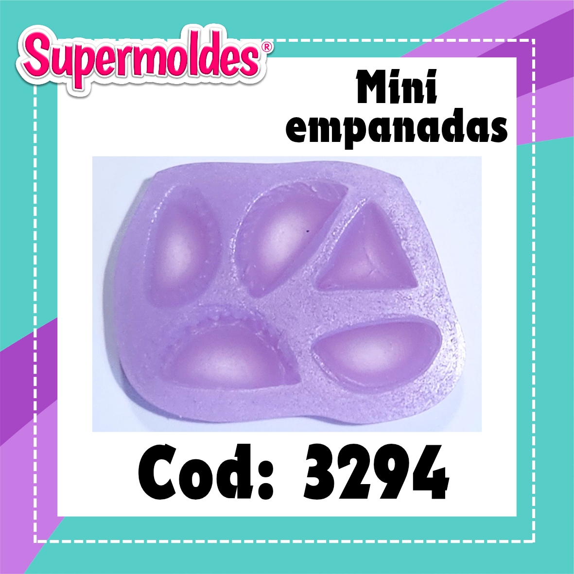 MINI Empanadas 5u surtidas diferentes repulgues 2cm