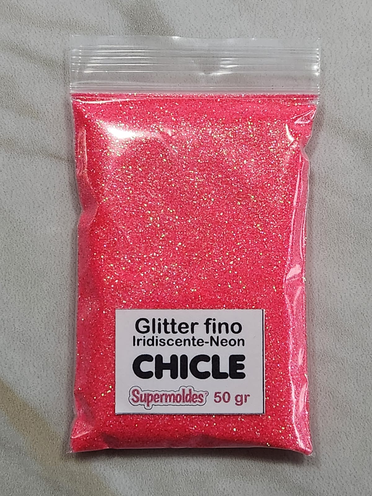 CHICLE fino iridiscente neon 50grs