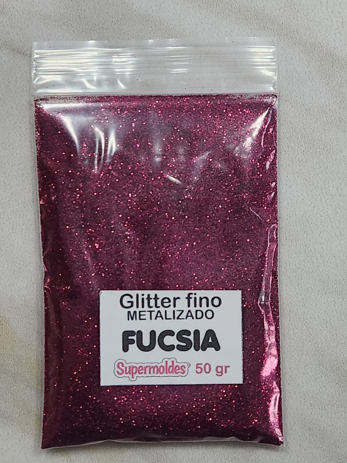 FUCSIA fino metalizado 50grs