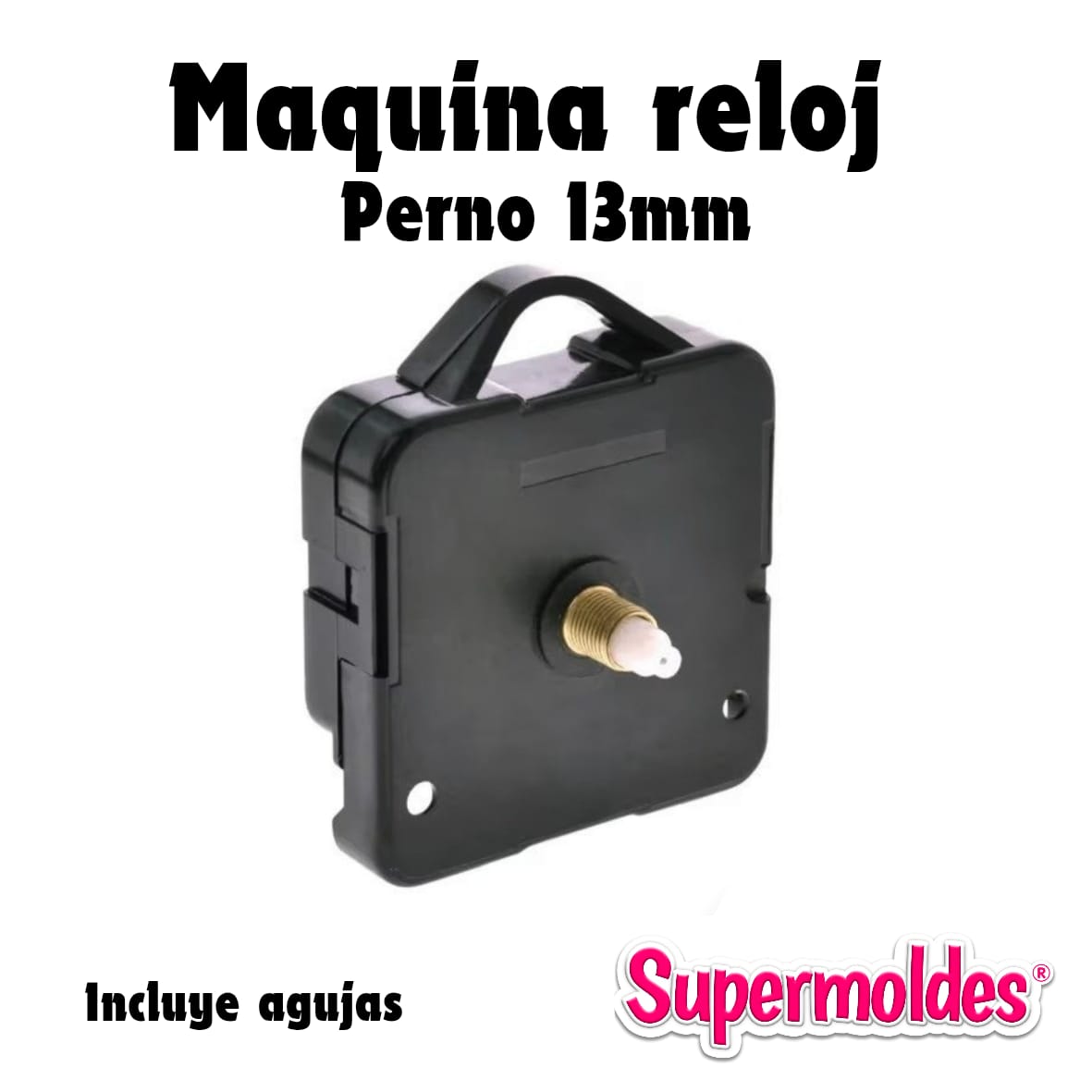 Maquinas de reloj perno 9mm paso a paso (incluye agujas)
