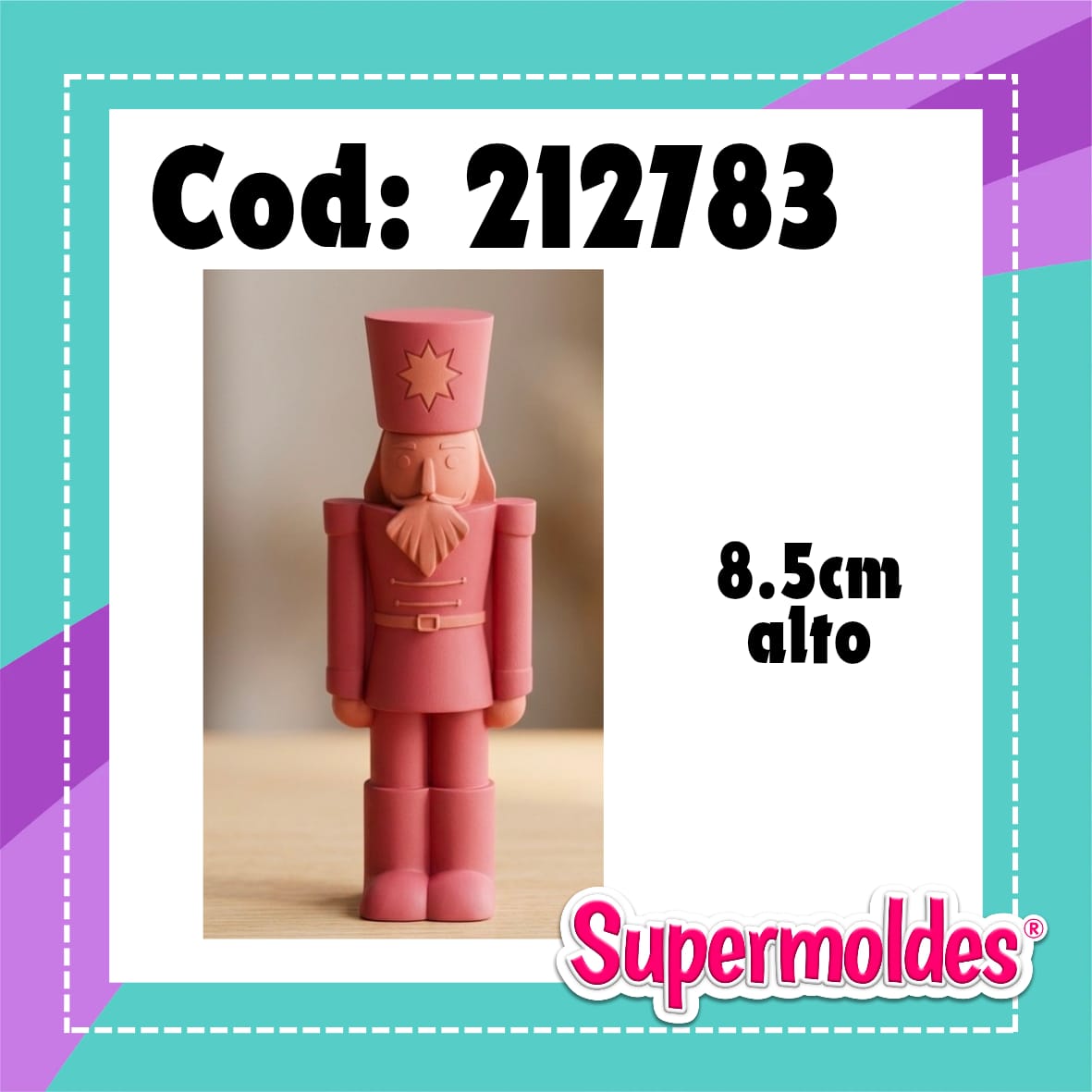 Soldadito Casacanueces 8,5cm alto