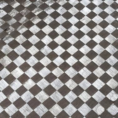 China Ultrathin Spread Tow Silver Electroplated Carbon Fiber Fabric 12K For Sport Equipment