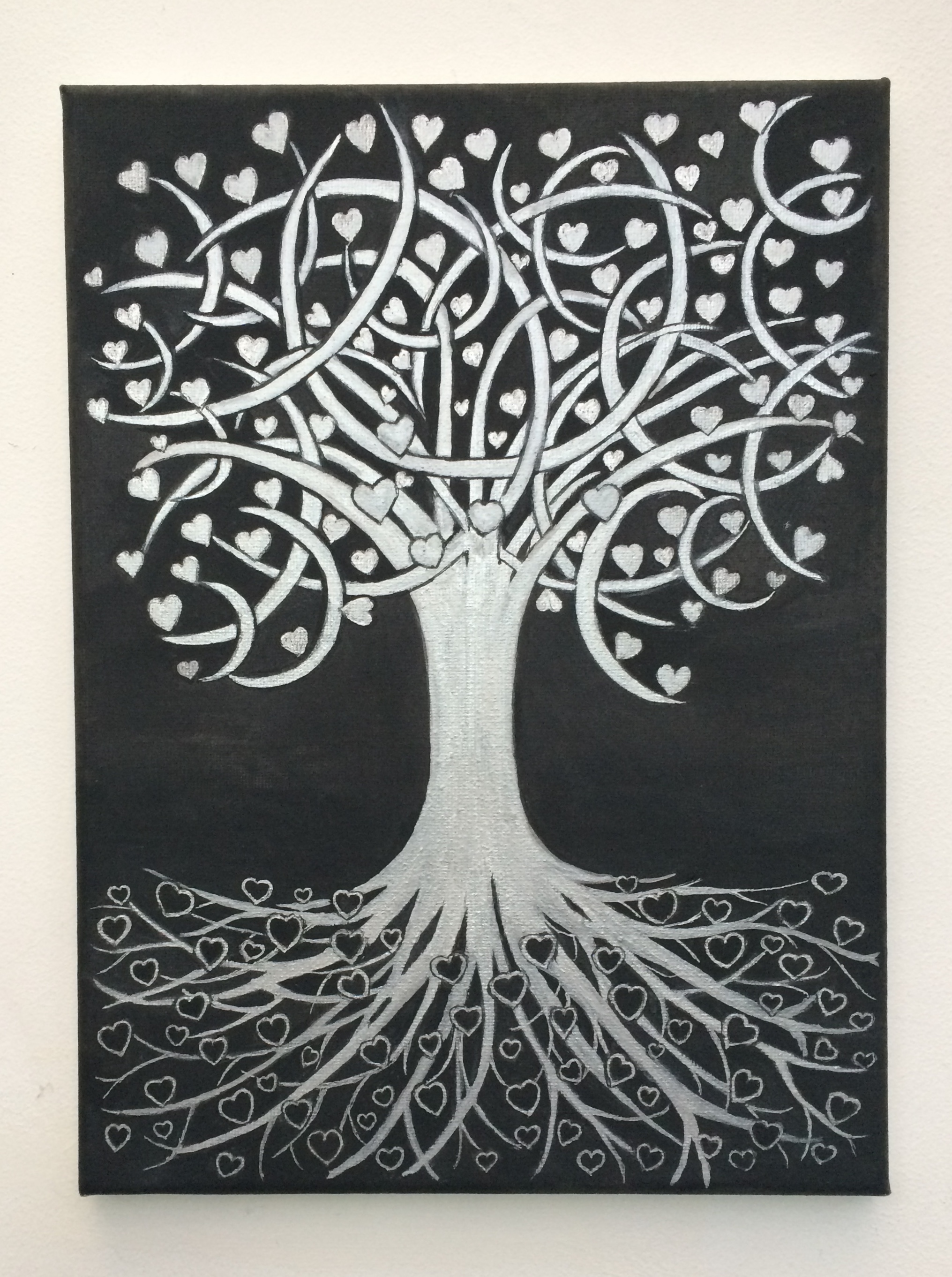 Tree of Life with Hearts and Moons