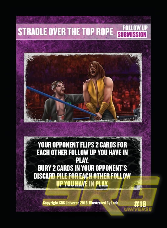 18 - Straddle Over the Top Rope