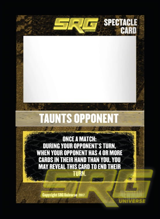 Spectacle - Taunts Opponent
