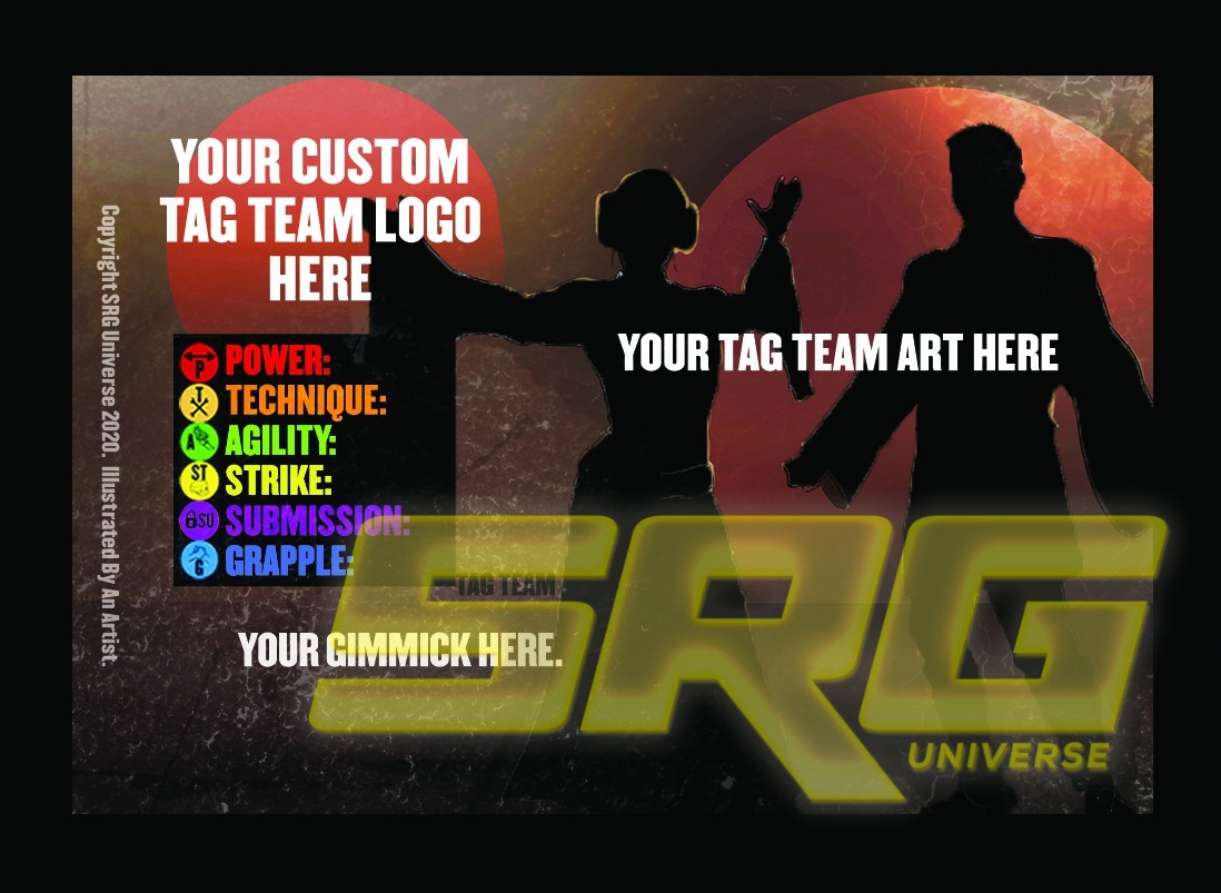 Create Your Own ALT ART Supershow Tag Team Competitor Card