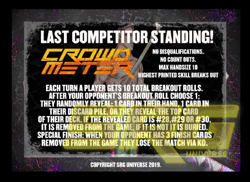 Last Competitor Standing Crowd Meter