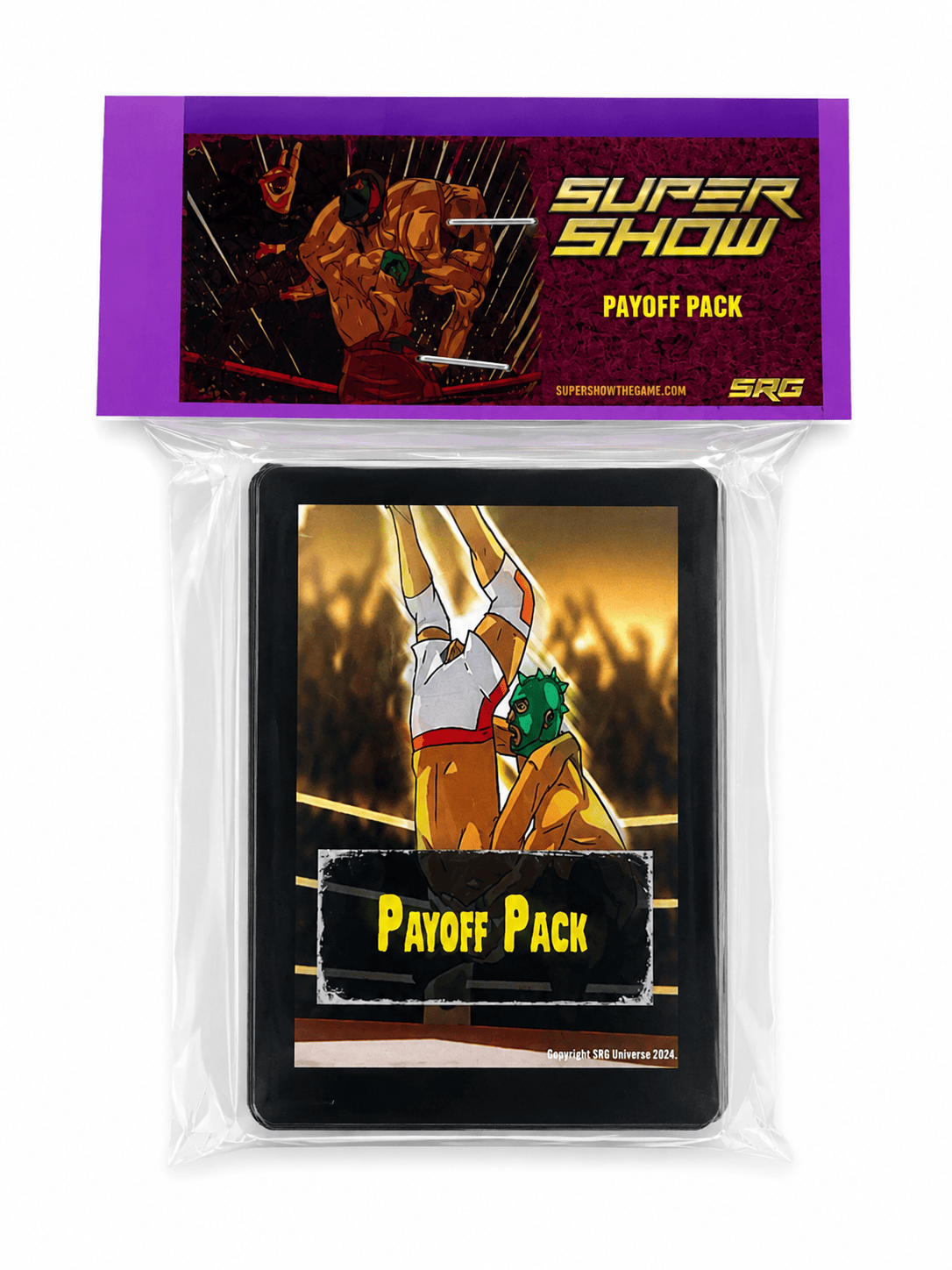 Random 1 Player deck: Payoff Pack (package varied) Contains 3 Competitors, a foil card and powerful promo cards to enhance game play.