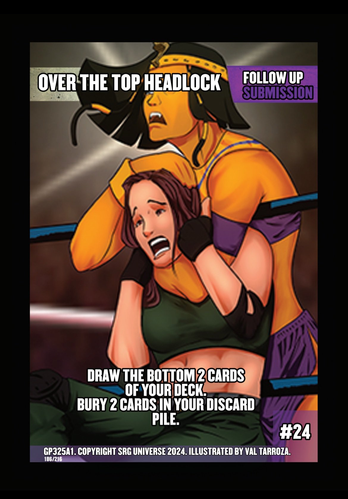 24 - Over the top headlock
