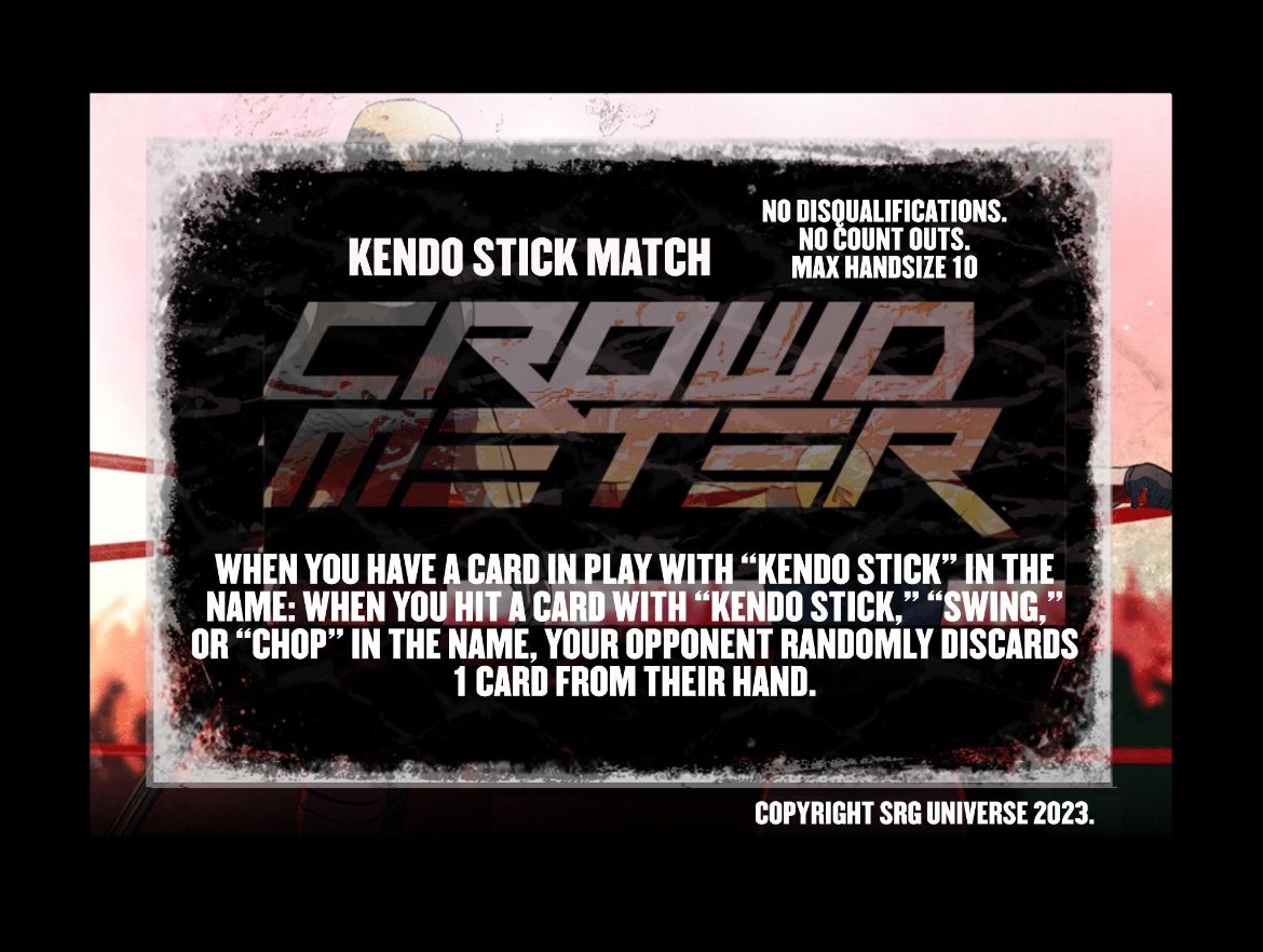 Kendo Stick Match Crowd Meter