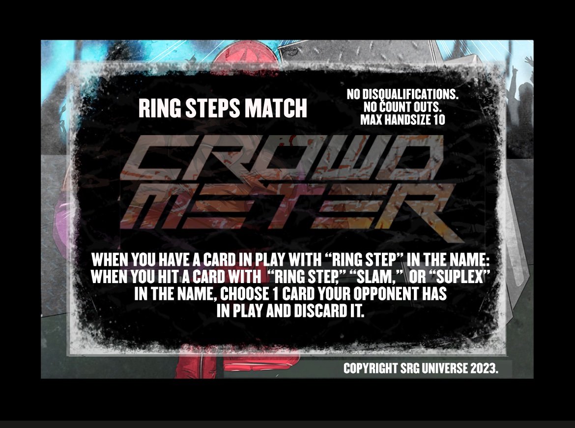 Ring Step Match Crowd Meter