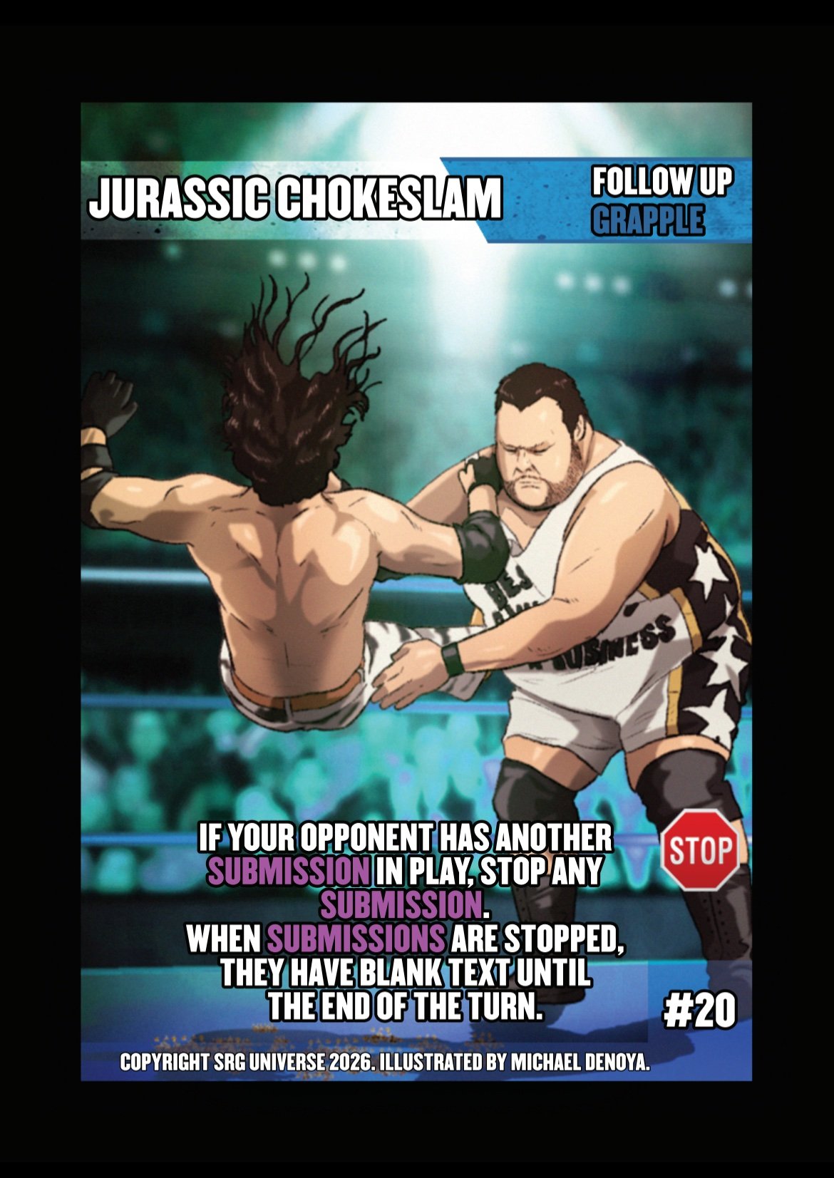 20 - Jurassic Choke slam
