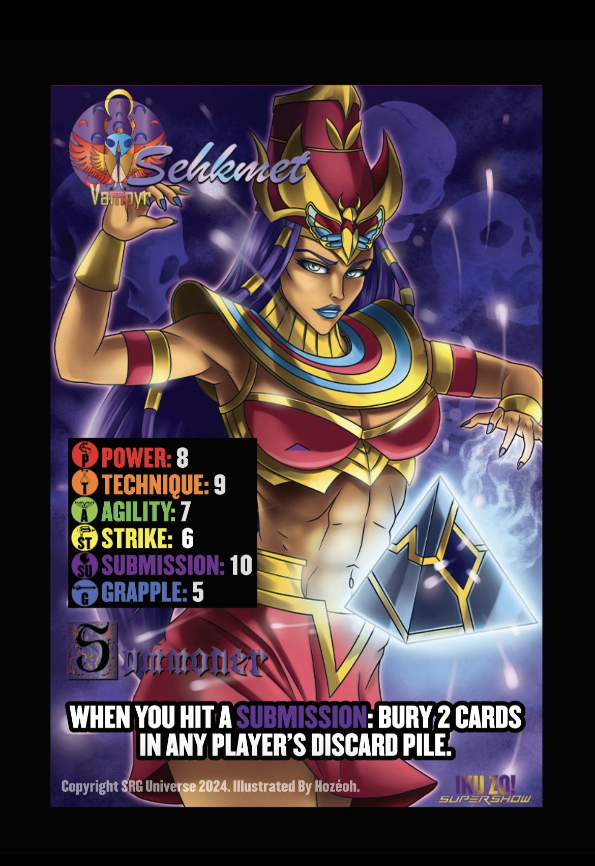 Special Release - 7 *FOIL* Iku Zo Comeptitor  face cards