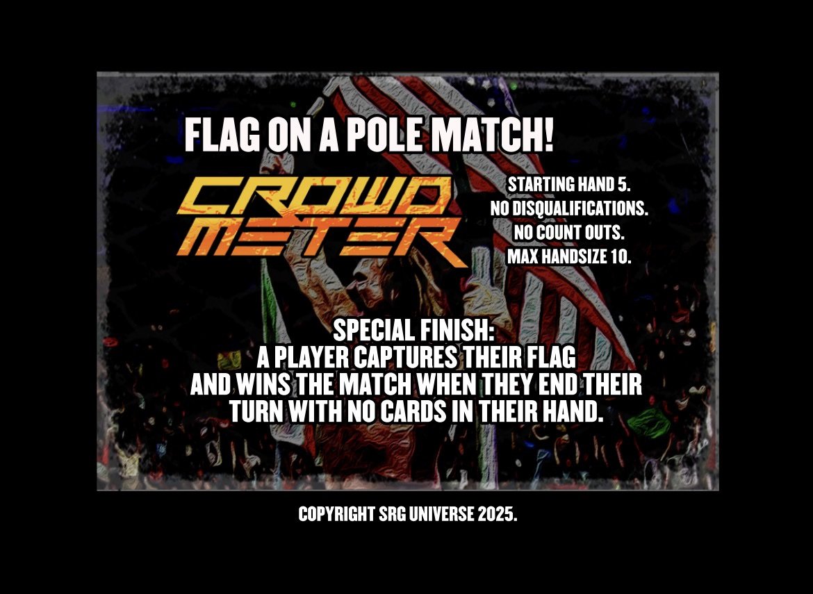 Stipulation Crowd Meter: Flag on a Pole